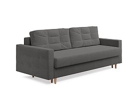 Диван Сканди (опоры бук) Рогожка графит