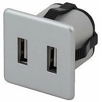 USB-розетка Chelsea,Montreal,Rimini,Soho USB+USB