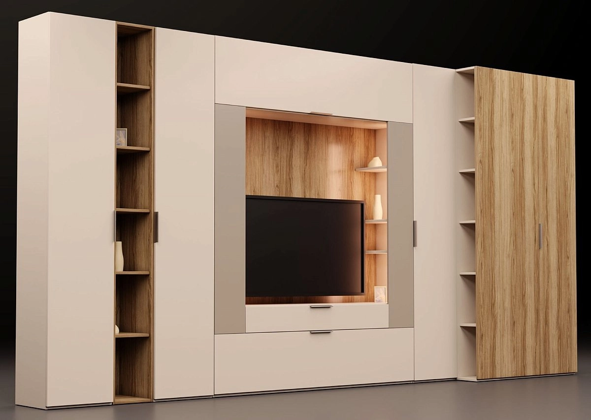 Шкаф одностворчатый Сохо беж