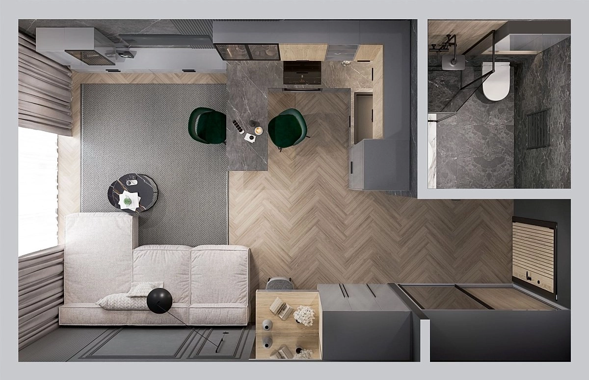 Диван Brioche 3-х местный Premier+ без подушек