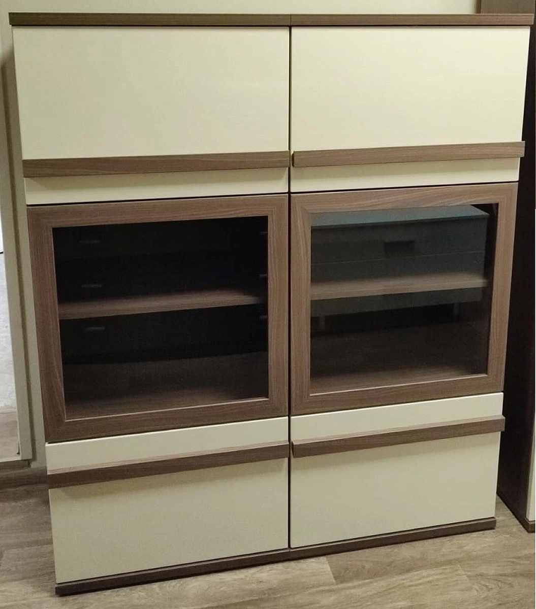 Шкаф 1дв.откид., 1дв.стек.,1ящ., 3щит.полки