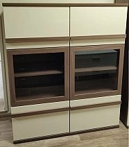 Шкаф 1дв.откид., 1дв.стек.,1ящ., 3щит.полки