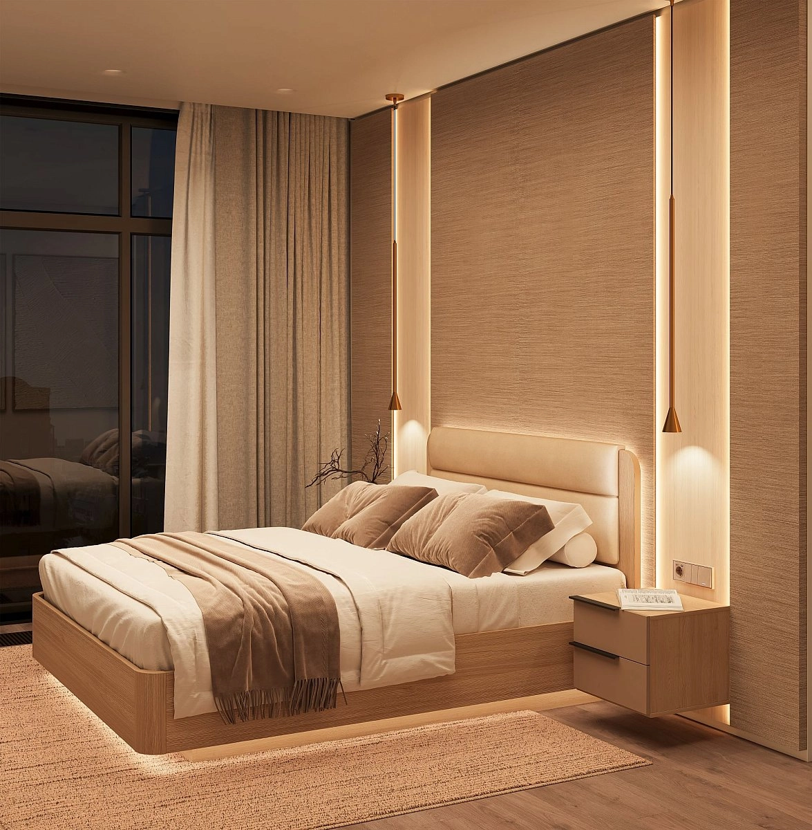 Кровать двуспальная 160х200 Next,Nicole