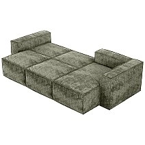 Диван Brioche Premier угловой пр\лев с широкими подлокотниками