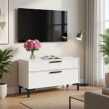 Тумба под телевизор Rimini белая