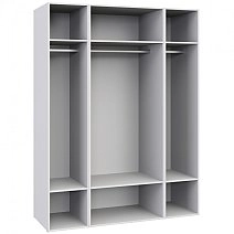 Шкаф четырехстворчатый Soho белая с зеркалами