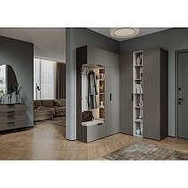Стеллаж прямой Soho графит