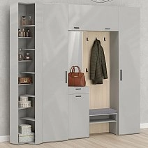 Секция навесная Chelsea серая