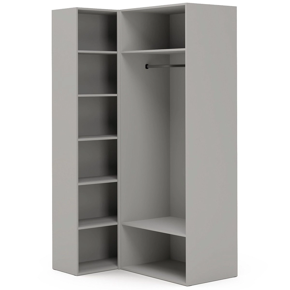 Шкаф угловой Chelsea серая