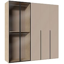 Шкаф пятистворчатый Некст со стеклом