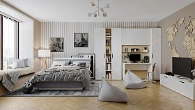 Стеллаж прямой Chelsea,Rimini