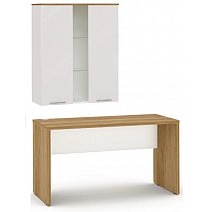 Стол письменный дл.1400+секция HE2 (матов.)